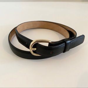 A.P.C. | Black Leather Rosette Belt